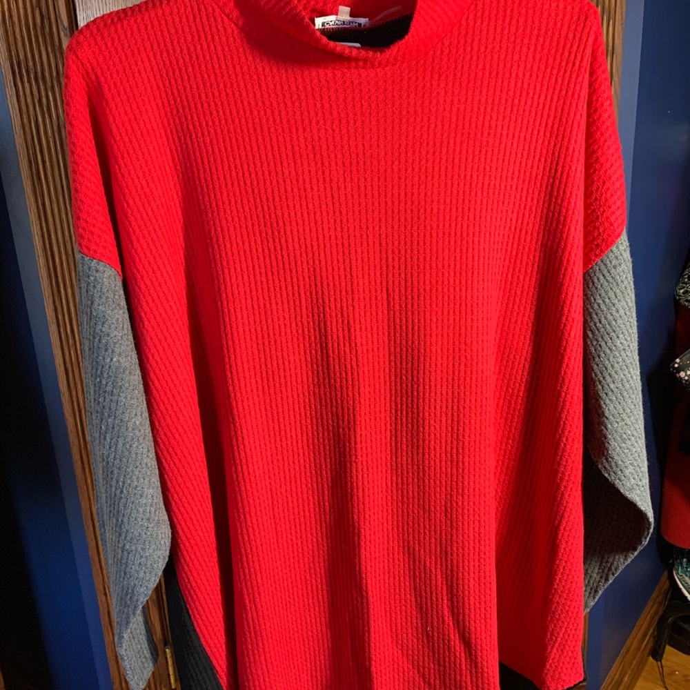 Calvin Klein Hi-Low Hem Blouse